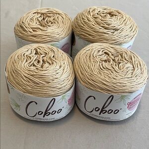 Coboo Cotton Blend Yarn Skeins in Beige